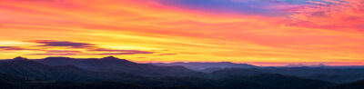 "Blue Ridge Views",   Canon 5D Mk3, 70-200mm f/2.8L Mk2, No filters, 11 images stitched in Lightroom