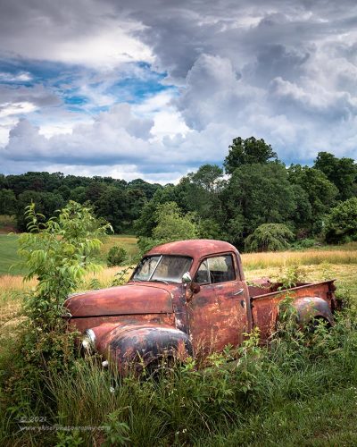 "Studebaker Storm",   Canon 5DSR, 16-35mm f/2.8L Mk2, Singh-Ray Color Combo Polarizer, Galen Rowell 3-stop soft ND Grad