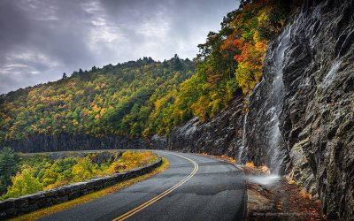 "Falls and Foliage",   Canon 5DS R, 24-70mm f/2.8L Mk2, Singh-Ray Color Combo Polarizer, Galen Rowell 3-stop soft and 2-stop hard ND Grad