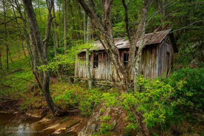 "Streamside Cabin",   Canon 5DS R, 24-70mm f/2.8L Mk2, Singh-Ray Color Combo Polarizer